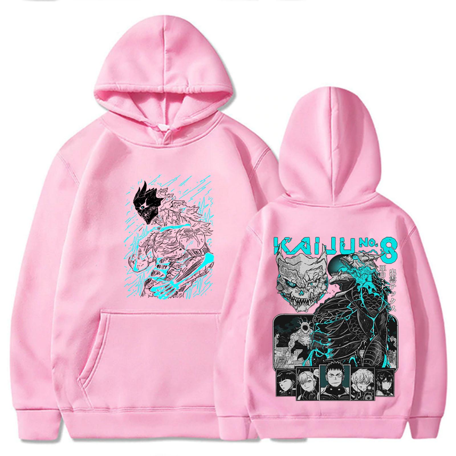 

Худи Kaiju No 8 Аниме Унисекс Худи Харадзюку Свитшот с длинным рукавом Подарок для него S