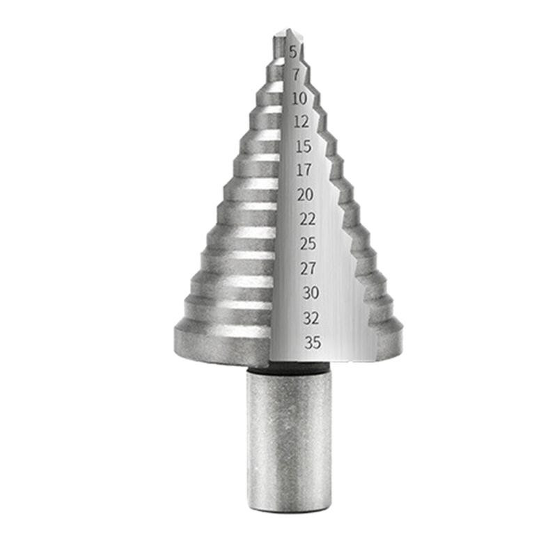 Stufenbohrer, Schnellarbeitsstahl Titan Stufenbohrer Stufenbohrer für Metall, Sechskantschaft / Rundschaft
