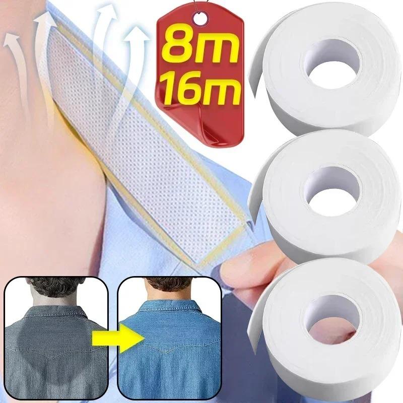 Anti Sweat Collar Sticker Shirt Self-adhesive Sweat Proof Tape Clothes Breathable Collar Stickers Hat Sweat Absorbing Patch