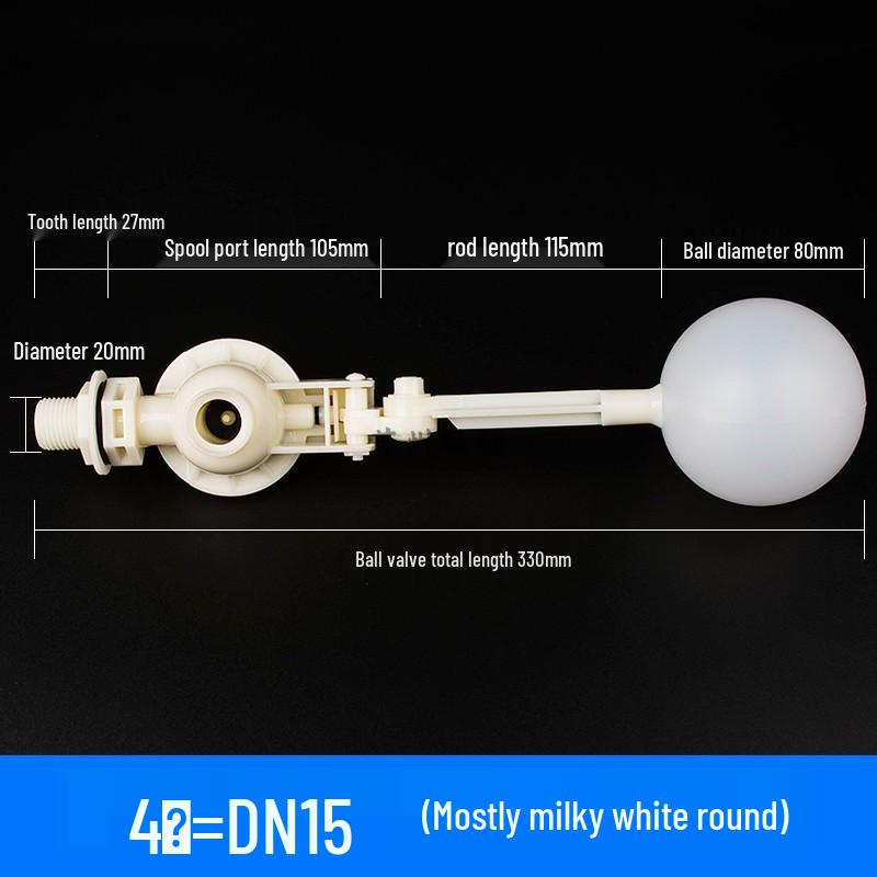 4-Point Adjustable Plastic Float Valve for Water Tanks
