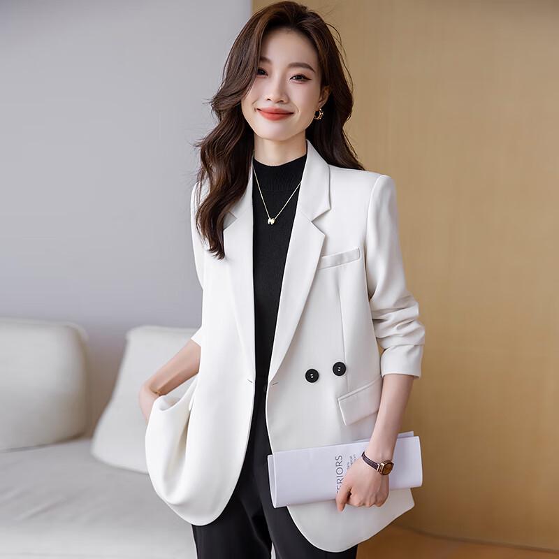 Женский деловой кэжуал блейзер свободного кроя M