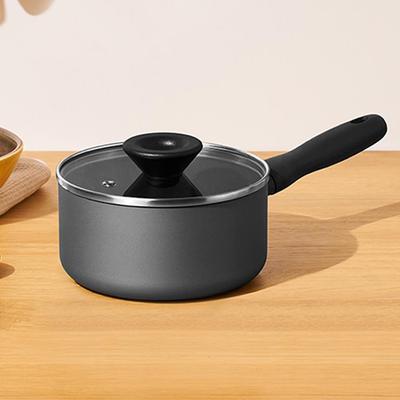 BAUHAUS Induction Nonstick Saucepan (16cm) No PFOA Grey