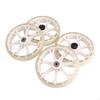 4x Shopping Cart Replacement Wheels Casters Silent Rolling Easy Installation Multipurpose PU Replace