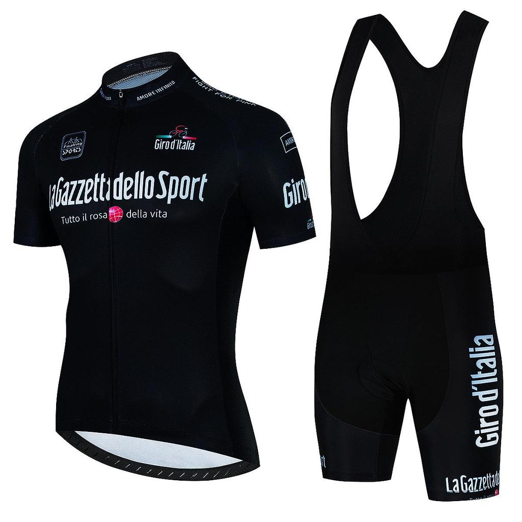 Giro d'Italia Radtrikot & Trägerhosen-Set