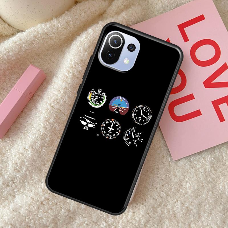 Aviation Aeroplane Pilot Cockpit Case For POCO X5 X3 X4 F5 Pro F3 F4 GT C40 M5s Phone Cover For Xiaomi 13 11T 12T Pro 12 Lite