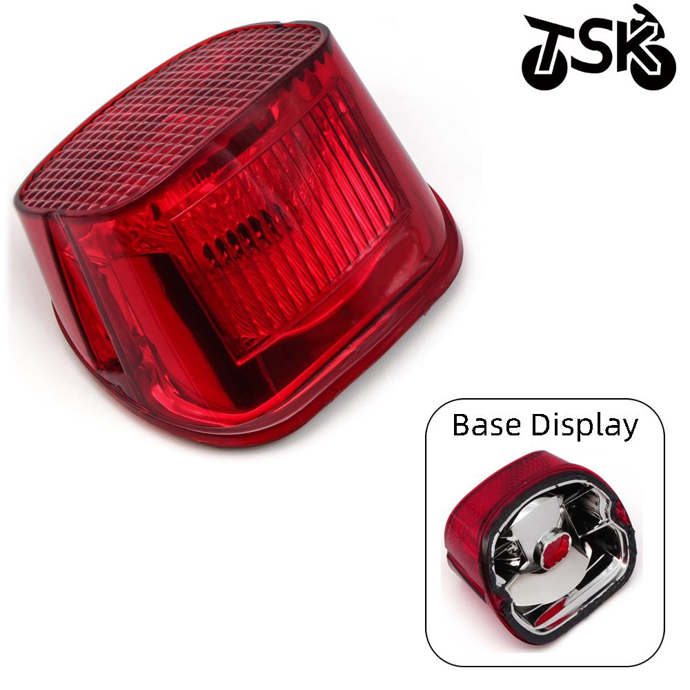Tail Light Housing Brake Light Cover for Dyna Road King Electra Glide Classic Fat Boy Road Glide XL 883 XL 1200R Taillight Lens