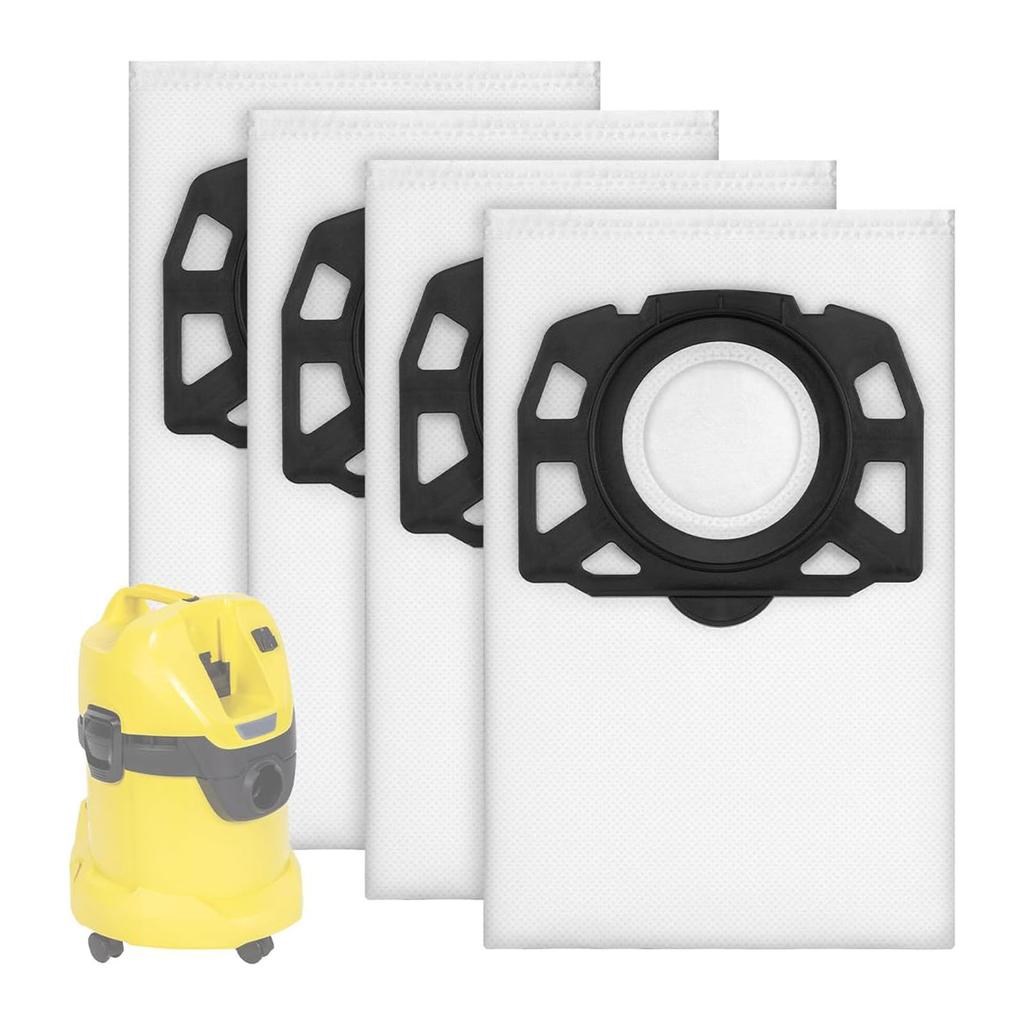 Set aus 6/15 Praktischen Staubbeuteln Einfache Installation Staubsaugerbeutel Vliesstoff Filtration Staubauffangbeutel für WD4 WD5