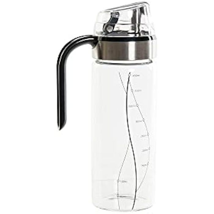 Huilier - DKD Home Decor - Noir Transparent - Acier Inoxydable - Verre Borosilicate - 450 Ml