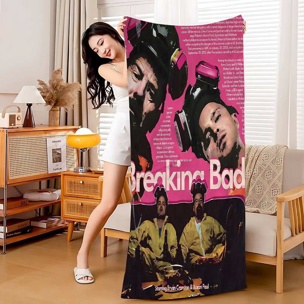 Breaking Bad TV Show Beach Towel Colorful Bath Towels For Girl Microfiber Quick Dry Sand Free Beach Yoga Spa Gym Pool