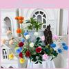 Wedding Party Fake Flower Wall With Silk Material For Home Decor And Photography
