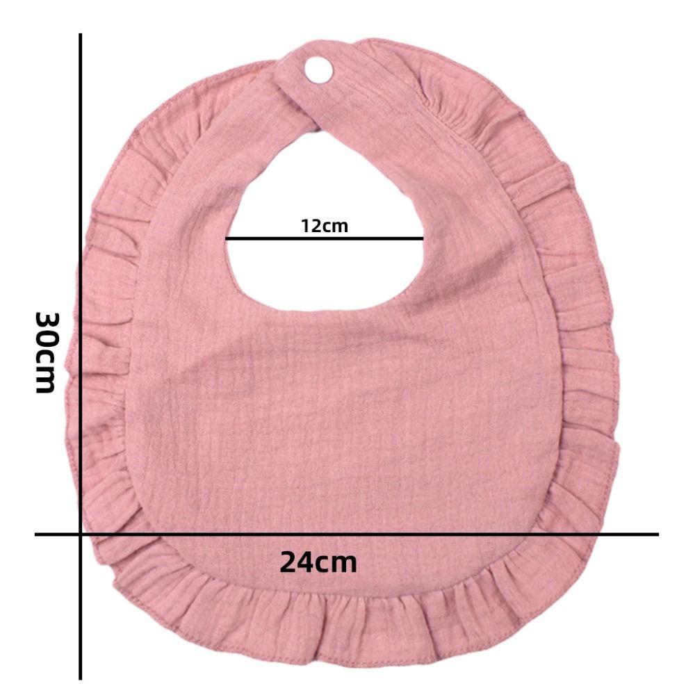 Solid Colored Bandana Drool Bibs Absorbent Teething Drooling Bib Muslin Baby Bibs Boys Girls