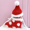 Christmas Stocking & Santa Hat Set for 10cm Plush Toy, Kigurumi Accessories, Otaku Activities, Doll Mascot, Kpopdoll Costume [Used]