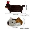 Handmade Hairpins Cat Children's Hair Accessories Crochet Hair Clips  for Women & Men