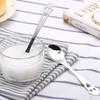 10pcs/set Stainless Steel Hollow Heart Shape Coffee Spoon 13.5cm Espresso Spoon Tea Milk Stirring Spoon for Dessert Spoons