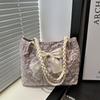 Bow Fashion Large Capacity Shoulder 2025 Summer New This Year Popular Leisure Bag Niche Design Tote Bag