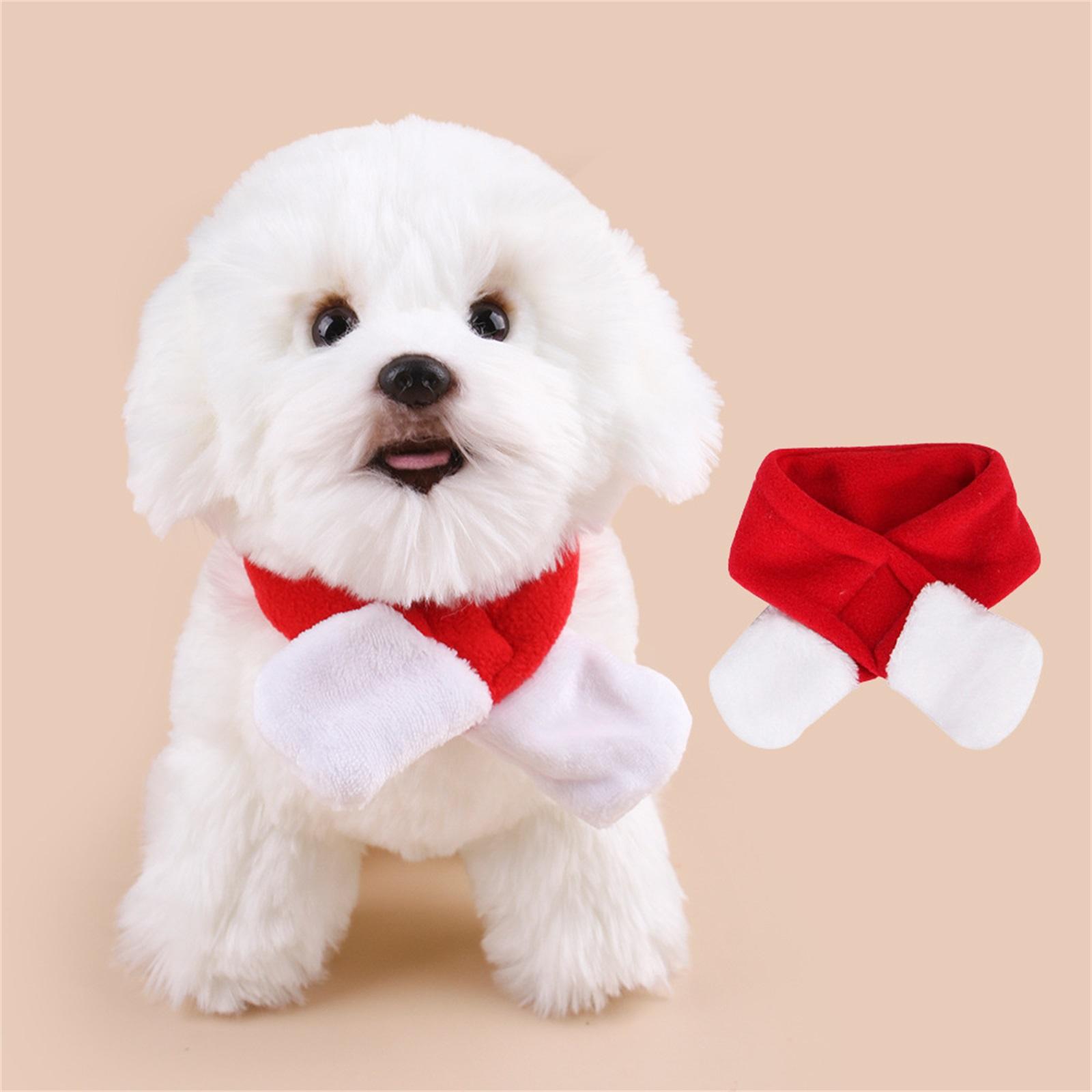

Pet Christmas Cape And Hat Festival Set Dog Transformation Costume Christmas Outfit For Small Dogs S