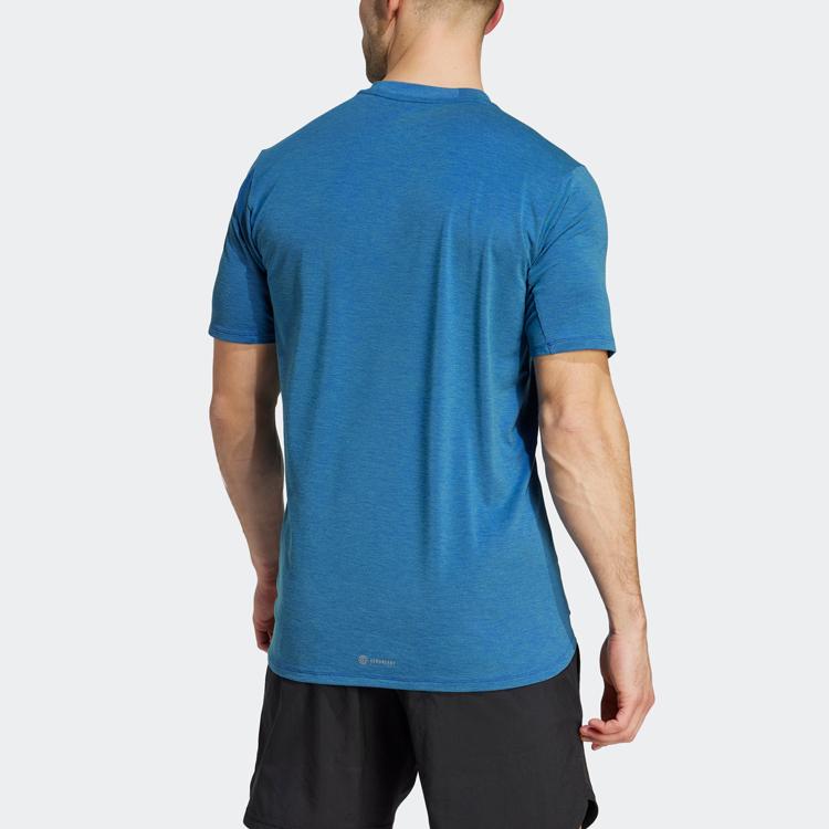 adidas Designed for Training AEROREADY HIIT Color-Shift Training Tee Lucid Blue/Pulse Mint Men Streetwear HS7461