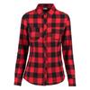 Urban Classics Womens/Ladies Checked Flannel Turned Up Cuff Shirt