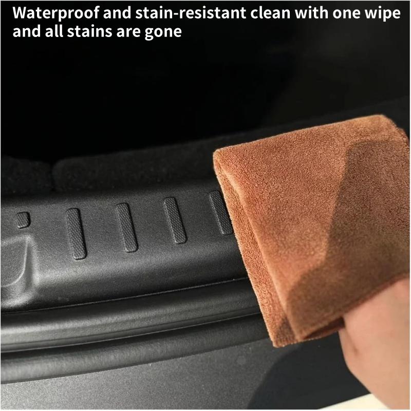 For Tesla Model Y Juniper Launch Trunk Sill Plate Protector TPE Rear Cargo Anti Scratch Protector Cover Car Interior Accessories