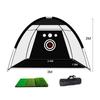 Temu Popular Outdoor Golf Practice Net Set for Swing and Chipping