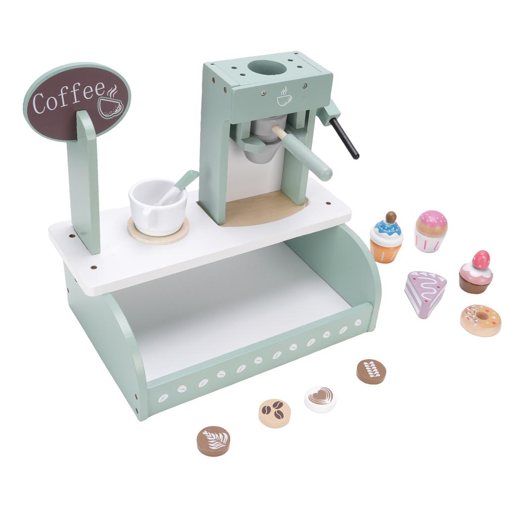 Gyerek Kávéfőző Játékszett Fa Szerepjáték Gyerek Kávéfőző Játék Gyerekeknek