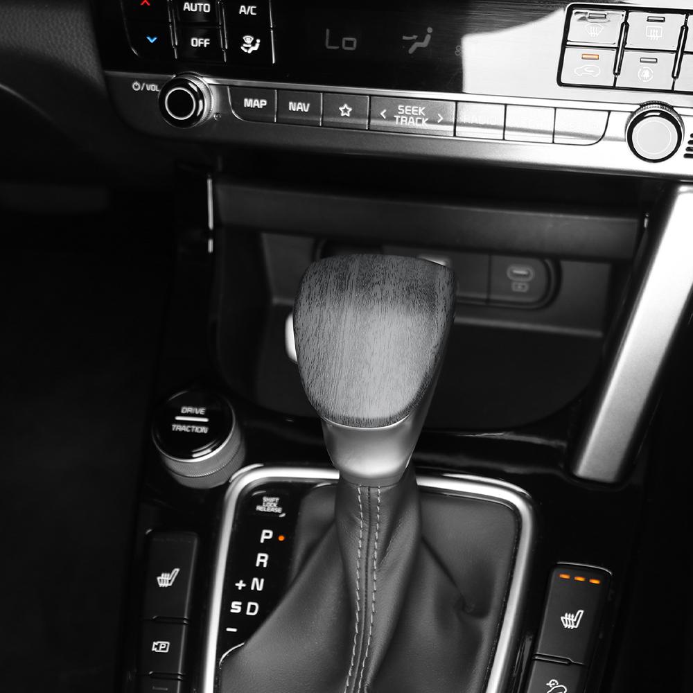 For k3/Mohave/seltos/MQ4/KA4/SOUL/Telluride LHD RHD Gear Lever Head Trim Cover ABS Decorative Auto Car Interior Accessories