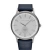 AR11119 Gunmetal Navy Leather Watch Men's (K-15) [Used]