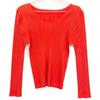 PLEATS PLEASE Excellent condition 21AW PP13-JK185 Red Pleated Blouse tops 3 RedUsed