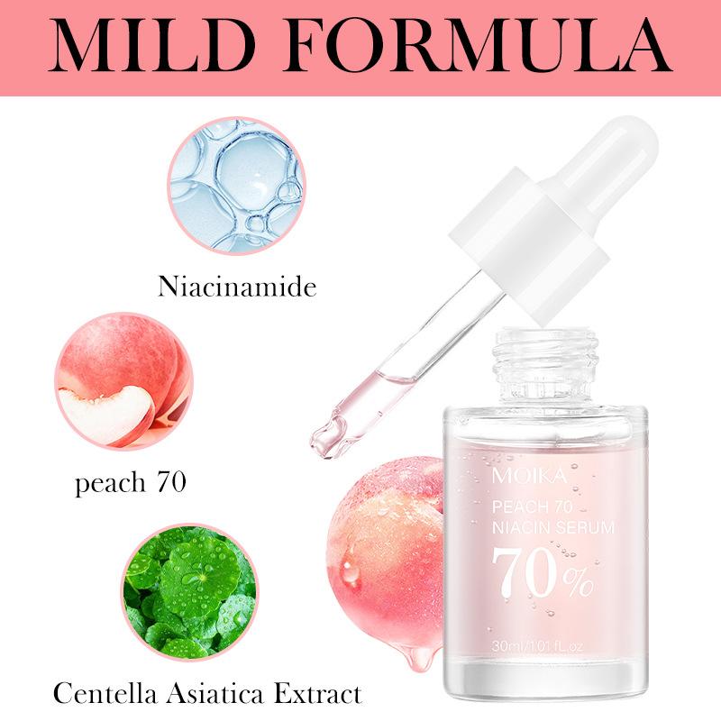 Pfirsich 70 Pfirsich Niacinamid Aufhellendes & Feuchtigkeitsspendendes Serum