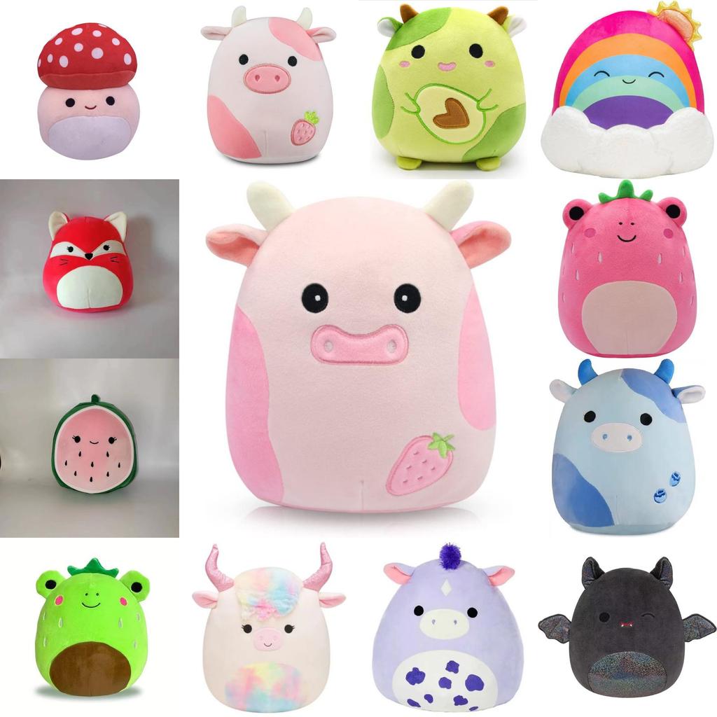 Fox Cow Soft Animal Stuffed Toy Cushion With Multiple Colors For Kids Room Decor