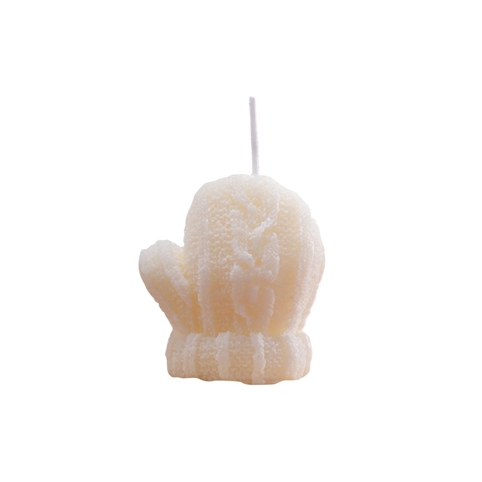 

Праздничная ароматическая свеча в форме праздничной перчатки для украшения дома и в подарок. Свечи из воска чистого горения с ароматами для рождественских празднований. One Size