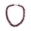 Colorful Elegant Bead Collarbone Chain Vintage Round Acrylic Bead Choker Delicate Neck Accessory for Prom Wear