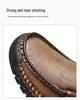 Men's Genuine Leather Plus Size Casual and Hiking Shoes