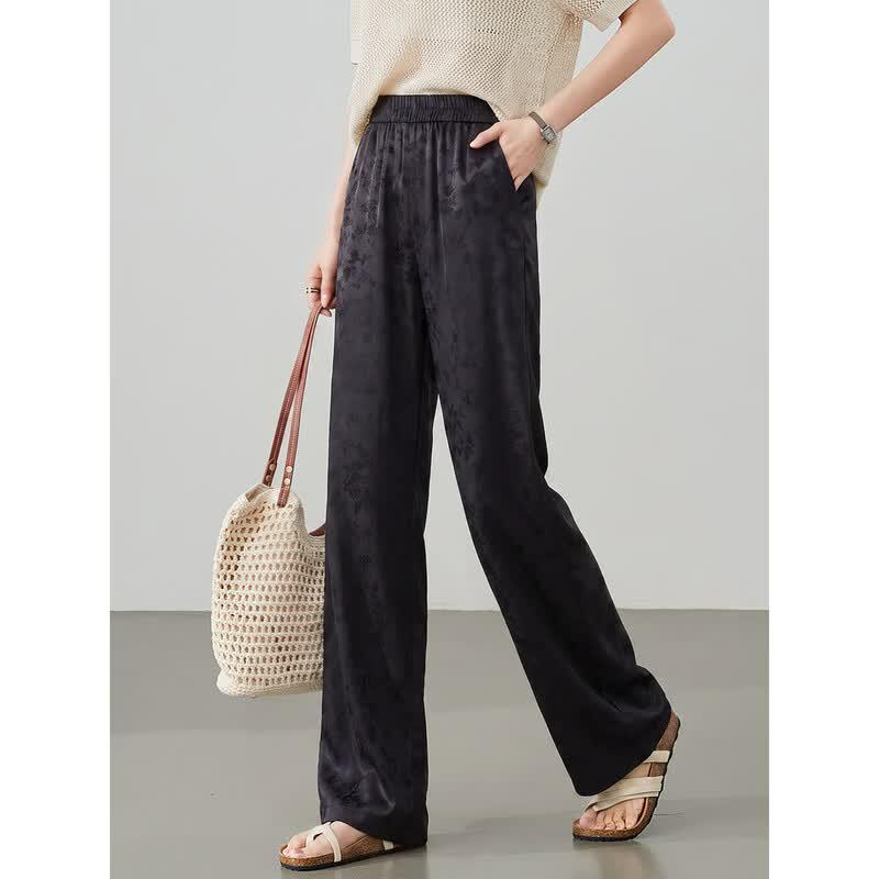 Women's Printed Wide-Leg Casual Pants S52X103