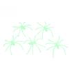 10pcs Spider Web Cotton Accessories Ring Glow-in-the-Dark SpiderspiderBar Haunted House Secret Room Venue Decoration Props for F
