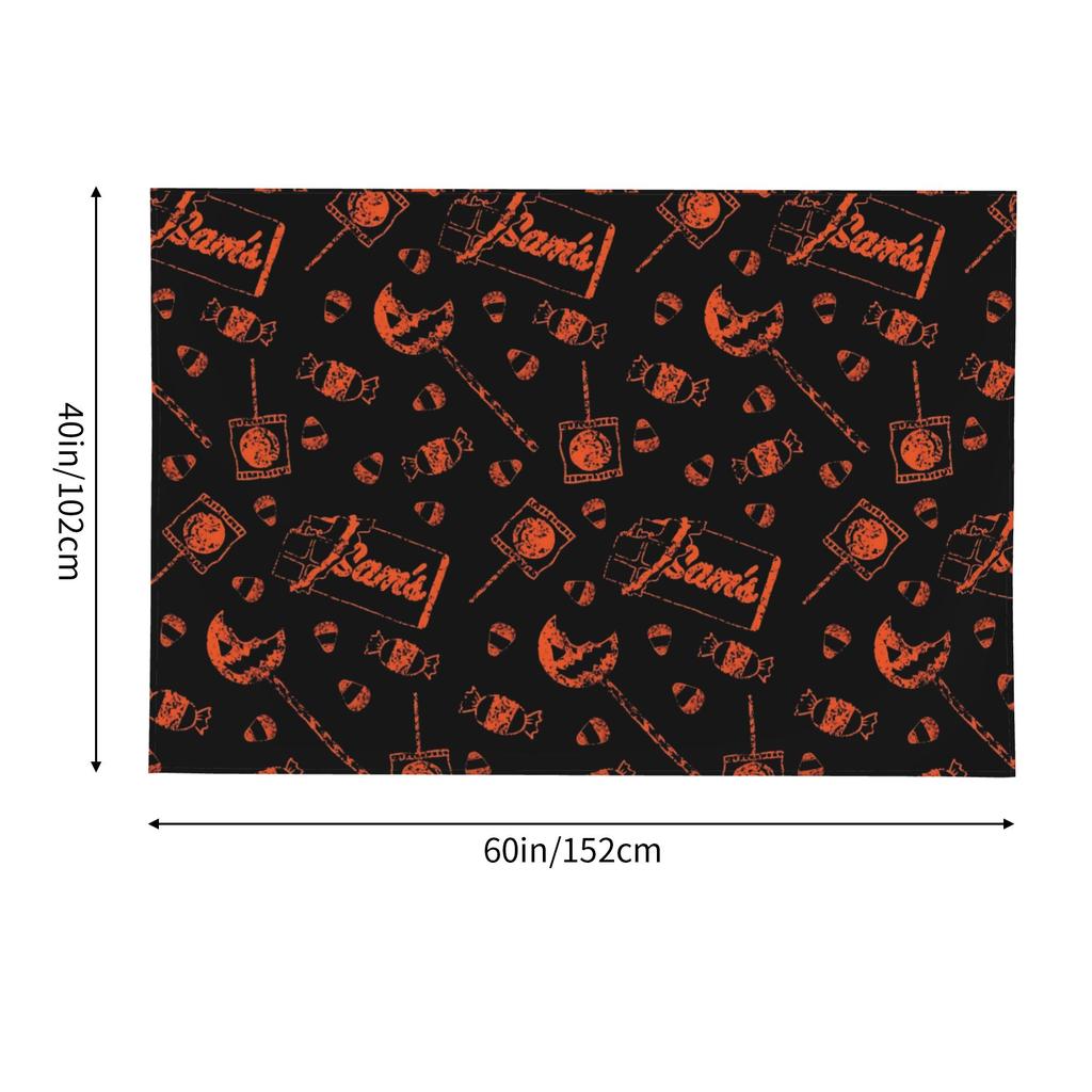 Halloween Musical Pattern Tapestry Wall Hanging Blanket Tapestry Home Decor Items Wall Decorations