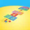 Children Giant Hopscotch Mat Game Kids Soft EVA Foam Interlocking Tiles Indoor Outdoor Garden Family Game Toys