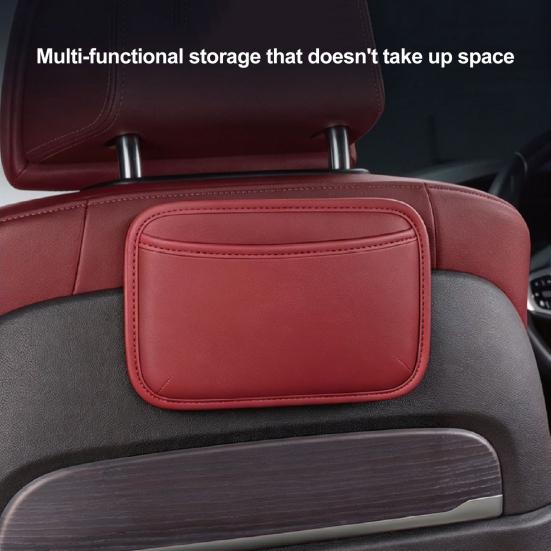 Yousheng Car Seat Side Pocket Organizer, Leather Mini Storage Bag for Auto Door Window Console, Pen Phone Holder Pouch, Vehicle Seat Gap Filler for