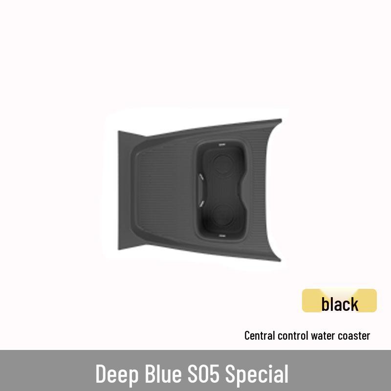 Deep Blue S05 Center Console Anti-Slip Silicone Pad with Wireless Charging Cup Holder Protective Pad