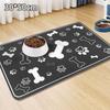 Diatomaceous Mud Absorbent Pet Placemat For Food And Water Bowl With Waterproof Quick-Dry Rubber Backing Non-Slip Home Pet Mat