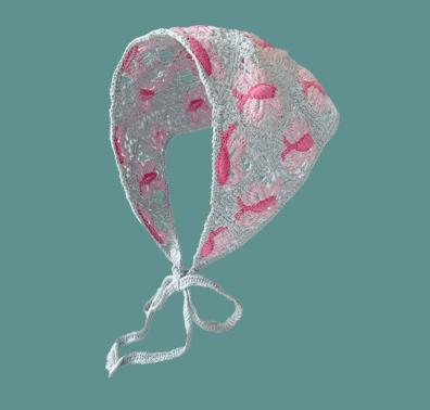 Knitted headscarf, women s triangular scarf, headband One Size