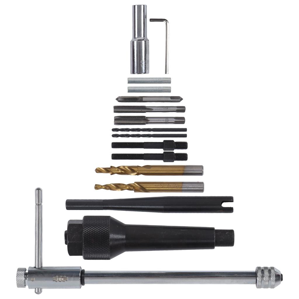 Glow Plug Removal Tool Puller Bit Adapter Hex Wrench Star Socket Kit for Damaged 8mm 10mm Plugs