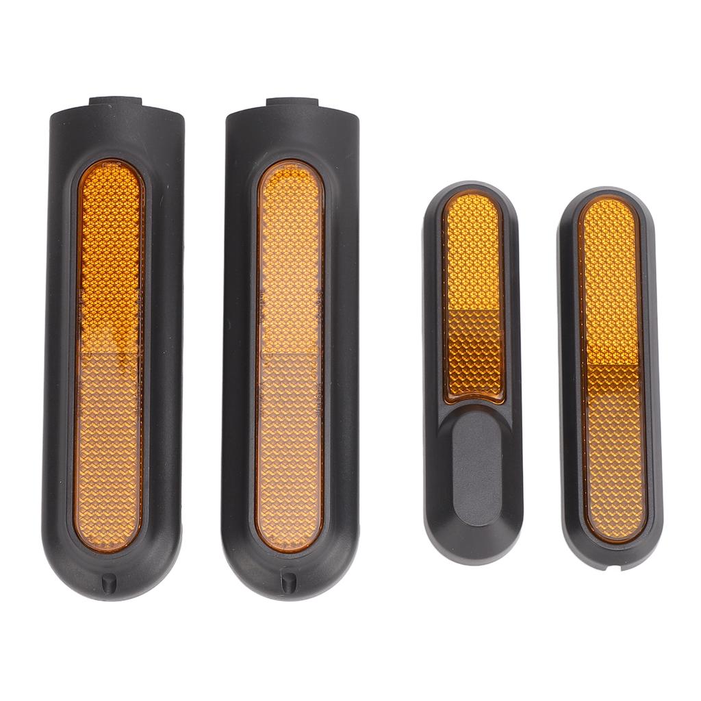 4PCS Electric Scooter Rear Side Wheel Cover ABS Decorative Scooter Wheel Hub Cap Protective Shell