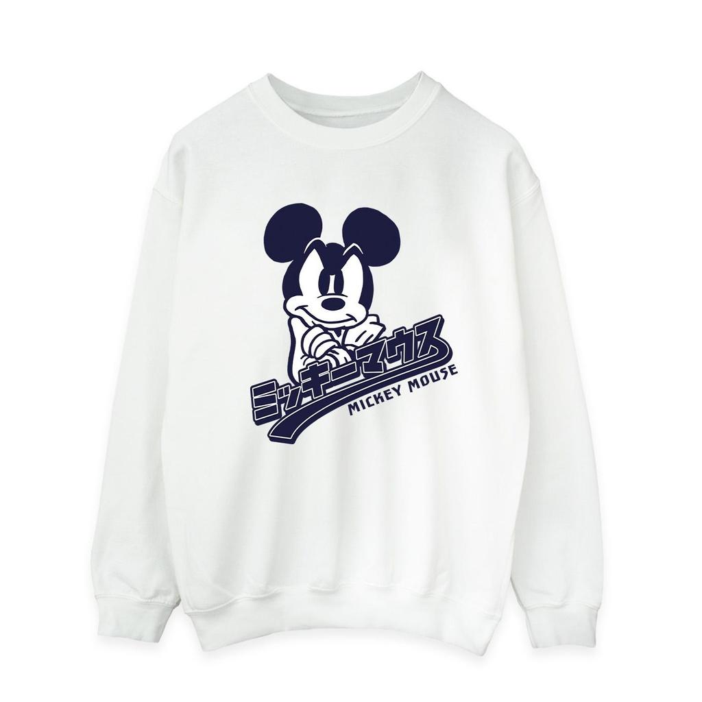 Disney Mens Mickey Mouse Japanese Sweatshirt
