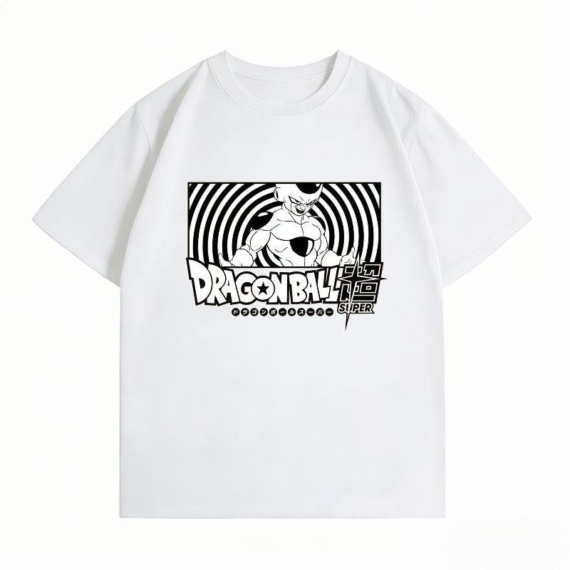 Dragon Ball Super Frieza Print T-Shirt Casual Short Sleeve Cotton Anime Streetwear Unisex's T-Shirt