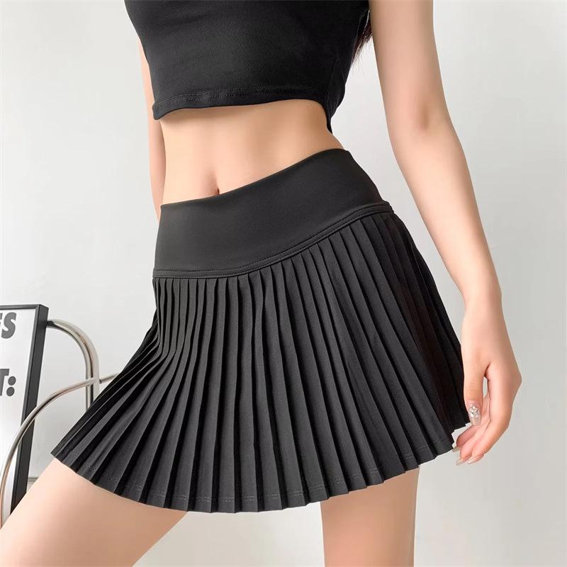 Women's Casual Sporty Pleated Skort - Breathable Tennis & Fitness Wear