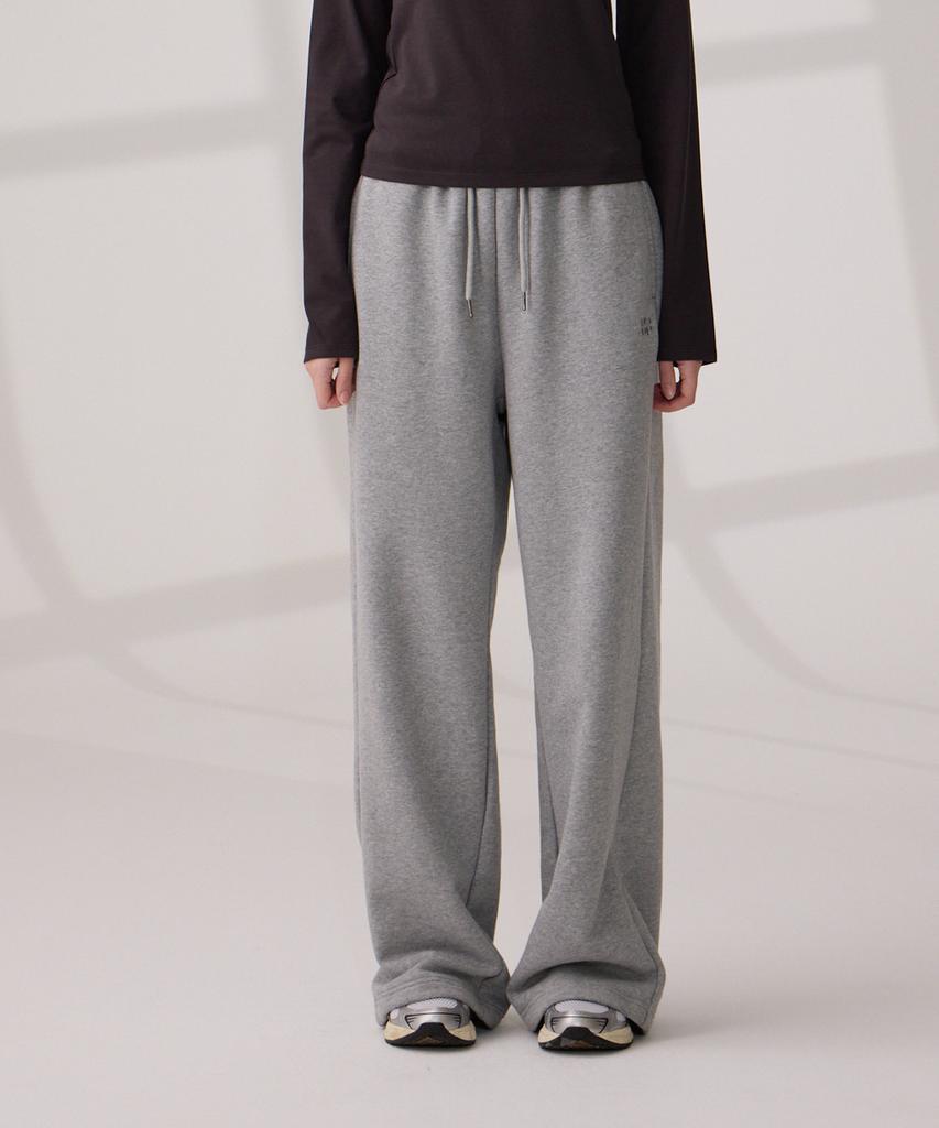 DANGLEDROP Dgdp Legline Wide Sweatpants Melange Grey