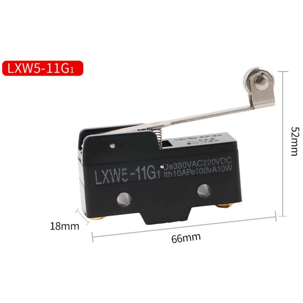 1pcs AC 380V DC 220V 10A Push Plunger Actuated Momentary Limit Switch LXW5-11M