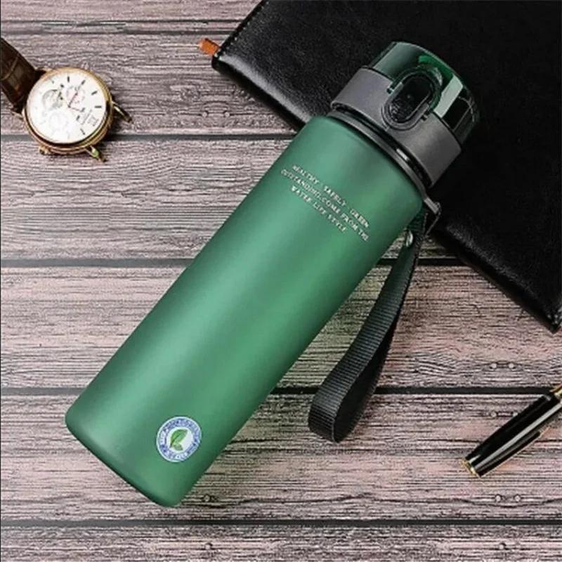 1PC Portable BPA-Free Leak-Proof Sports Water Bottle – Frosted Fitness & Casual Drink Cup for Adults and Children