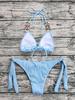 Women's European-American Sexy Cross-Back Bikini Swimsuit